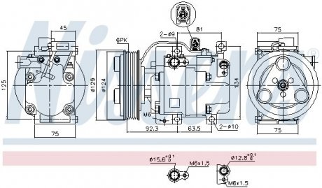 Компресор кондиціонера First Fit NISSENS 89311