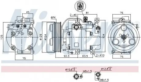 Компресор кондиціонера First Fit NISSENS 89311