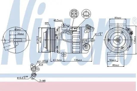 Компресор кондиціонера First Fit NISSENS 89394