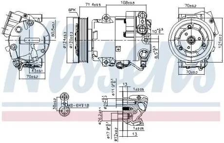 Компресор кондиціонера First Fit NISSENS 89425