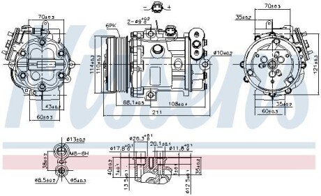 Компресор кондиціонера NISSENS 89503