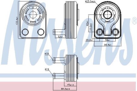 Масляний радіатор NISSENS 90971