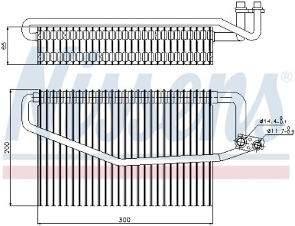 Испаритель кондиционера NISSENS 92173