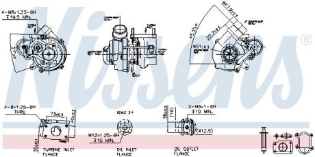 Турбокомпрессор NISSENS 93158