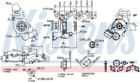 Турбокомпрессор NISSENS 93253