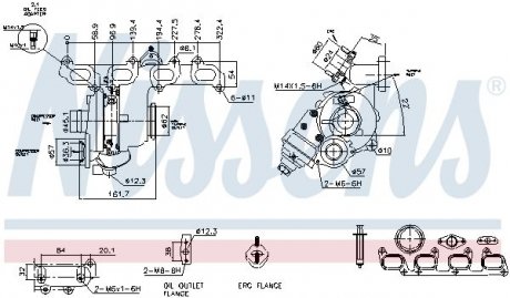 Турбокомпрессор NISSENS 93356