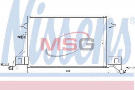 Радиатор кондиционера NISSENS 940002