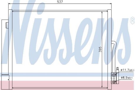 Радиатор кондиционера NISSENS 940156