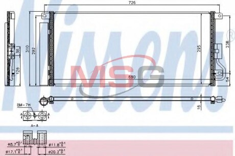 Конденсер кондиціонера NISSENS 940390