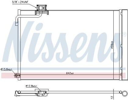 Радиатор кондиционера NISSENS 940414