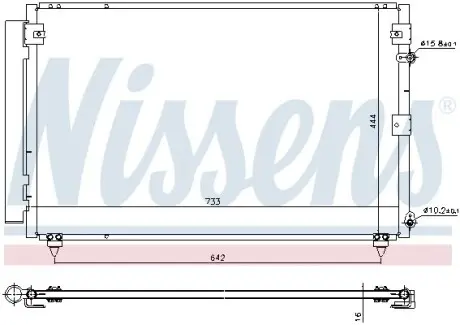 Конденсер кондиционера NISSENS 940433