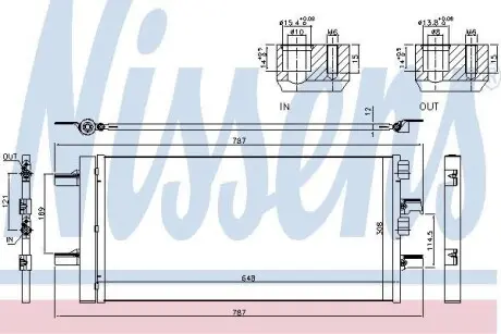 Конденсер кондиціонера NISSENS 940509