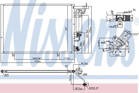 Радиатор кондиционера NISSENS 940531