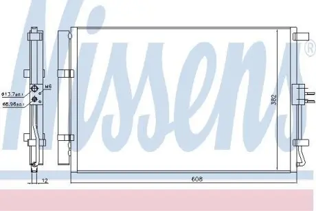 Конденсер кондиционера NISSENS 940573