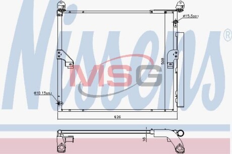 Радиатор кондиционера NISSENS 940623