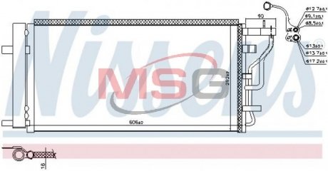 Радиатор кондиционера NISSENS 941131