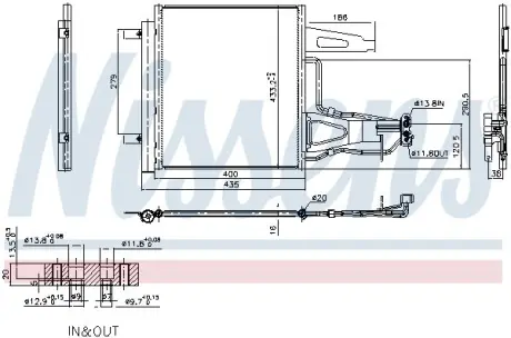 Конденсер NISSENS 941136