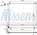 Радіатор кондиціонера NISSENS 941170 (фото 1)