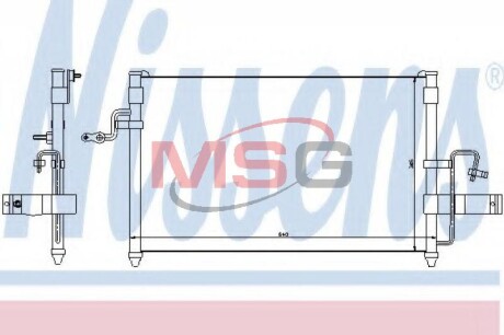 Конденсер кондиционера NISSENS 94414