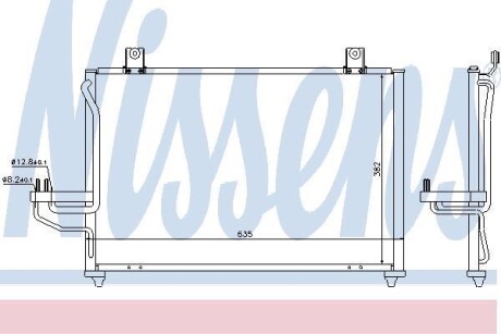 Конденсер кондиционера NISSENS 94422