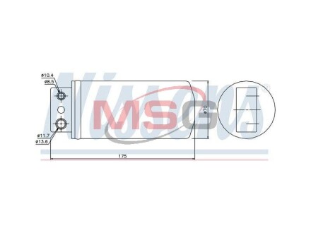 Осушувач кондицiонера NISSENS 95058