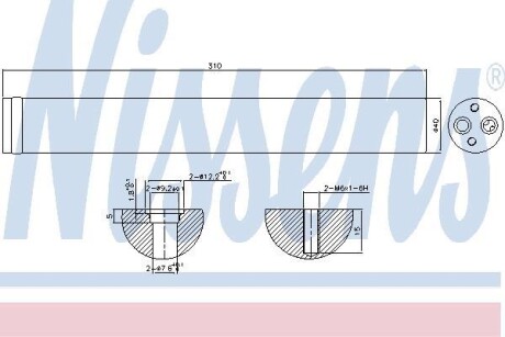 Осушитель кондиционера NISSENS 95342