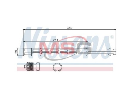 Осушитель кондиционера NISSENS 95358