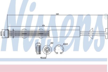 Осушувач кондиціонера NISSENS 95403