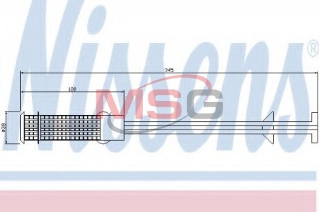 Осушувач кондицiонера NISSENS 95407