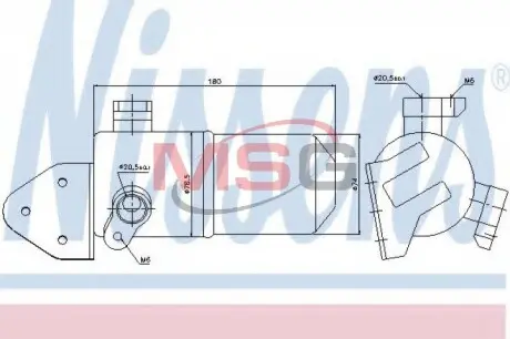 Осушувач кондиціонера NISSENS 95433