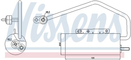 Осушувач кондицiонера NISSENS 95447