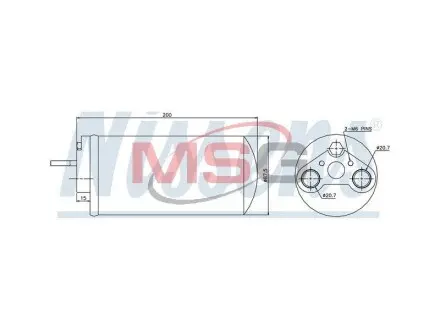 Осушувач кондиціонера NISSENS 95461
