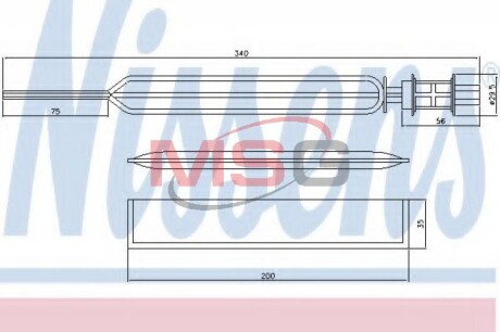 Осушитель кондиционера NISSENS 95469