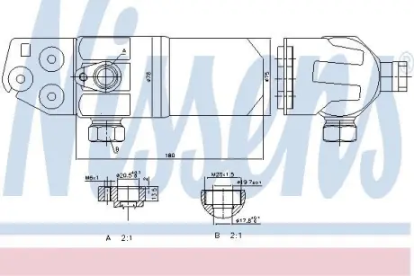 Осушувач кондицiонера NISSENS 95472