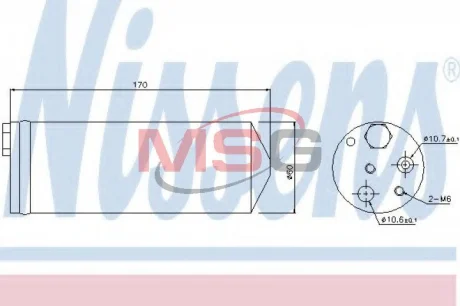 Осушувач кондицiонера NISSENS 95489