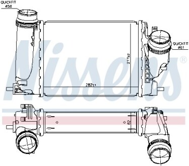 Радиатор наддува NISSENS 961121