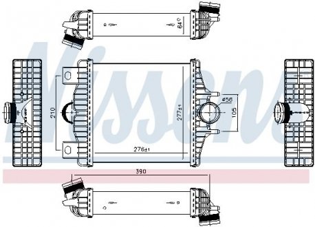 Радиатор наддува NISSENS 961427