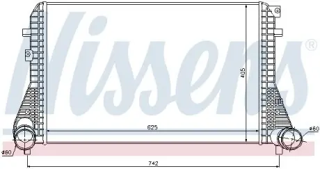 Радіатор наддуву NISSENS 96542