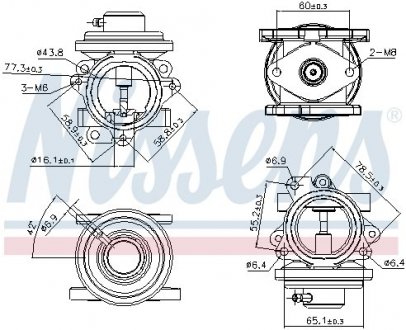 Клапан рециркуляціі ВГ (EGR) First Fit NISSENS 98294