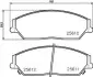 Колодки гальмівні передні дискові Toyota Camry 2.0, 2.5 (11-)/BYD M6, S6 2.0, 2.4 (10-) NISSHINBO NP1052 (фото 1)