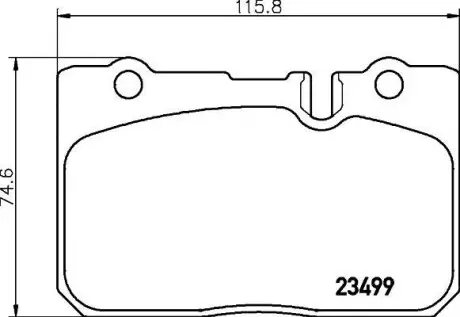 Колодки передні гальмові дискові Lexus LS 400 (94-97) NISSHINBO NP1063