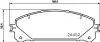 Колодки тормозные дисковые передние Strong Ceramic Lexus RX 350, 450 (08-)/Lexus NX 200t, 300h (14-)/RAV-4 2.0 (15-) NISSHINBO NP1109SC (фото 1)