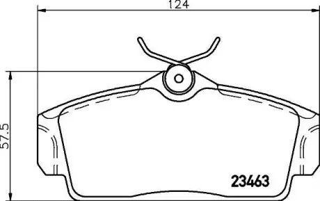 Колодки гальмівні передні дискові Nissan Almera 1.5, 1.8, 2.2 (00-) NISSHINBO NP2052