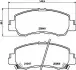 Колодки тормозные передние дисковые Mitsubishi Eclipse Cross (17-) NISSHINBO NP3057 (фото 1)