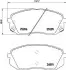 Колодки гальмівні передні дискові Hyundai i40, ix35 1.6, 1.7, 2.0 (11-)/Kia Sportage 2.0, 2.7 (04-) NISSHINBO NP6034 (фото 1)