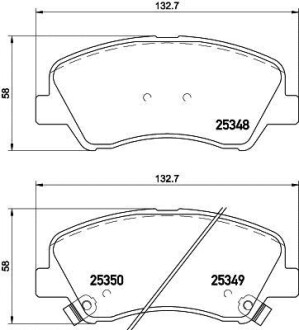 Колодки гальмівні передні дискові Hyundai Accent, i20/Kia rio 1.2, 1.4, 1.6 (11-) NISSHINBO NP6041