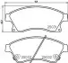 Колодки тормозные дисковые передние Chevrolet Aveo T300, Cruze 1.6, 1.8, 2.0 (12-) NISSHINBO NP6048 (фото 1)