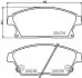 Колодки гальмівні передні дискові Chevrolet Cruze 1.6, 1.8, 2.0 (11-) NISSHINBO NP6073 (фото 1)