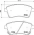 Гальмівні колодки HYUNDAI Venga &quot;F &quot;10&gt;&gt; NISSHINBO NP6100 (фото 1)