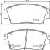 Гальмівні колодки HYUNDAI/KIA Tucson/Sportage \'\'F \'\'15-22 NISSHINBO NP6147 (фото 1)